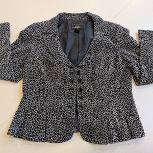 Tailor B. Moss Black and White Blazer